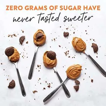 HighKey Sugar Free Chocolate Peanut Butter Cookies - Keto Protein Snacks Zero Sugar Added Sweets Gluten Free Desserts Low Carb Snack Diabetic Treats Healthy Almond Flour Cookie Diet Food 2.25oz 3-Pack