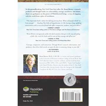 [By Brené Brown] The Gifts of Imperfection: Let Go of Who You Think You're Supposed to Be and Embrace Who You Are (Paperback)【2018】by Brené Brown (Author) (Paperback)