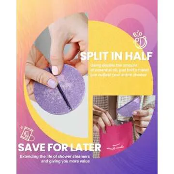 POPCHOSE Shower Steamers - Aromatherapy Gifts for Women