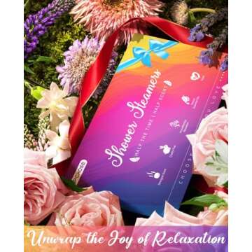 POPCHOSE Shower Steamers - Aromatherapy Gifts for Women