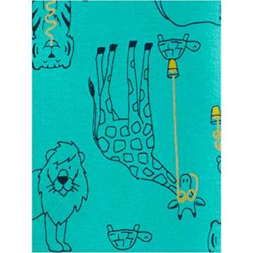 Simple Joys by Carter's Baby Boys' Snug-Fit Footed Cotton Pajamas, Pack of 3, Dinosaur/Animal, 12 Months