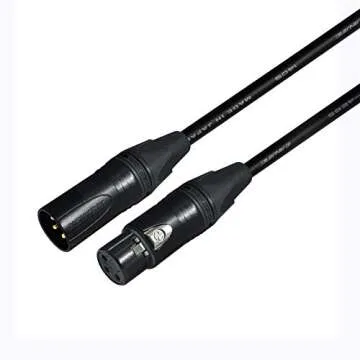 WORLDS BEST CABLES 10 Foot Quad Balanced Microphone Cable
