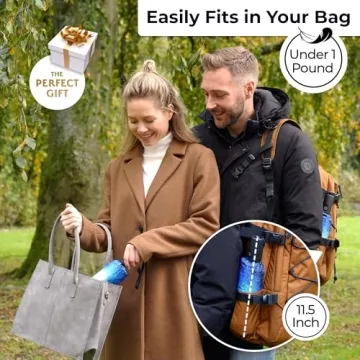 TUMELLA Compact Windproof Travel Umbrella - Portable