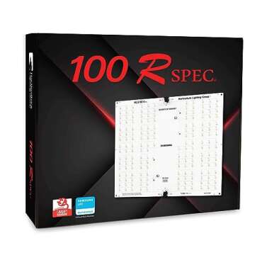 Horticulture Lighting Group HLG 100 Rspec Quantum Board LED Grow Light Veg & Bloom | High-Efficiency...