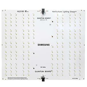 Horticulture Lighting Group HLG 100 Rspec Quantum Board LED Grow Light Veg & Bloom | High-Efficiency Upgraded LM301B LED's