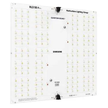 Horticulture Lighting Group HLG 100 Rspec Quantum Board LED Grow Light Veg & Bloom | High-Efficiency Upgraded LM301B LED's
