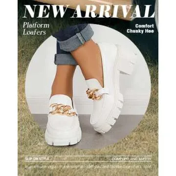 Stylish TINSTREE Platform Loafers for Comfort and Fashion