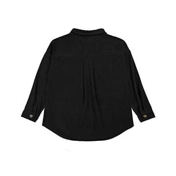 SANDERY Womens Oversized Corduroy Shacket Comfortable Fashion