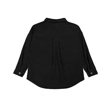 SANDERY Womens Oversized Corduroy Shacket Comfortable Fashion