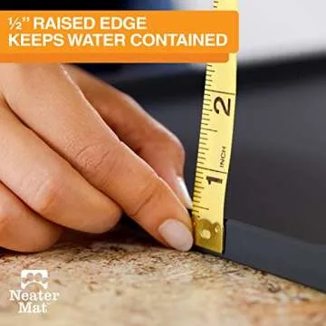 Neater Mat Pet Mats for Food & Water, Waterproof Design