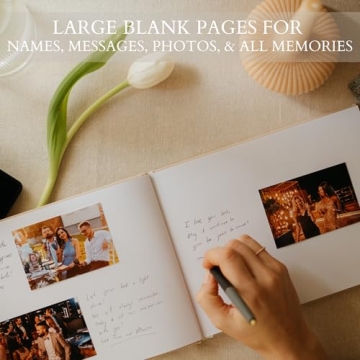 Elegant ZICOTO Wedding Guest Book for Lasting Memories