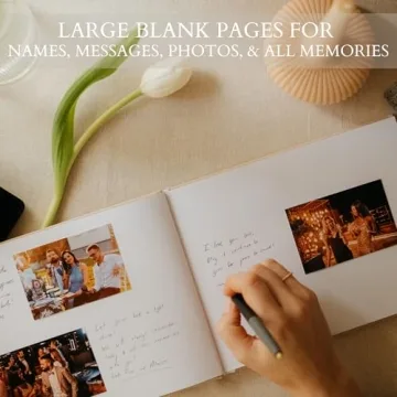 Elegant ZICOTO Wedding Guest Book for Lasting Memories