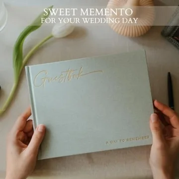 Elegant ZICOTO Wedding Guest Book for Lasting Memories