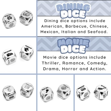 Luck Lab Date Decider Dice for Memorable Date Nights