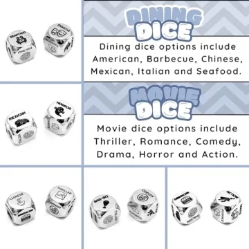 Luck Lab Date Decider Dice for Memorable Date Nights