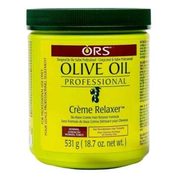 Ors Olive Oil Creme Relaxer Normal 18.75 Ounce Jar (555ml) (2 Pack)
