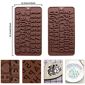 Chocolate Mold Set for Cake Decorating and Candy Making