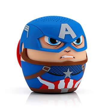 Bitty Boomers Marvel: Captain America - Mini Bluetooth Speaker