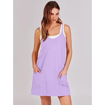 Trendy ANRABESS Summer Mini Romper Dress for Women