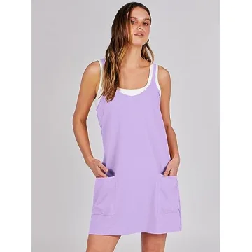 Trendy ANRABESS Summer Mini Romper Dress for Women