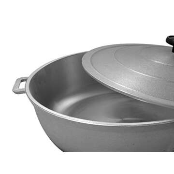 Uniware 9900 Super Quality Aluminum Caldero,Dutch Oven,2 QT,Silver (20cm (7.9-Inch))