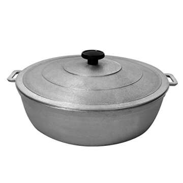 Uniware 9900 Super Quality Aluminum Caldero,Dutch Oven,2 QT,Silver (20cm (7.9-Inch))