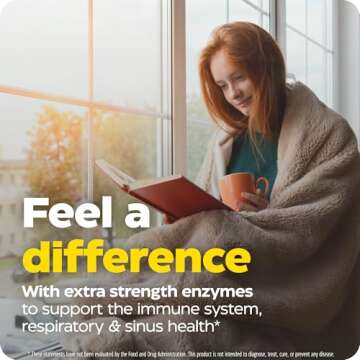 Enzymedica, Immune Defense, Extra Strength, Proteolytic Enzymes for 2X Immune & Respiratory Support, 90 Count