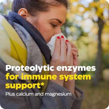 Enzymedica, Immune Defense, Extra Strength, Proteolytic Enzymes for 2X Immune & Respiratory Support, 90 Count