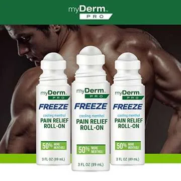 Hands-Free Myderm PRO Freeze Roll-On for Pain Relief
