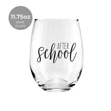 Canopy Street Before School/After School Coffee Mug And Stemless Wine Cup Gift Set/Teacher Appreciation/Daycare Provider Thank You/Back To School Drinkware