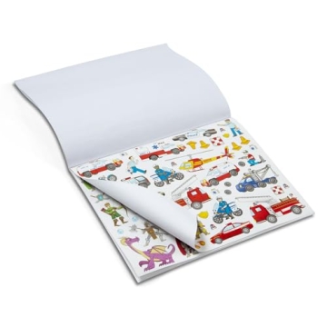 Melissa & Doug 500+ Sticker Book Dinosaurs Vehicles Space