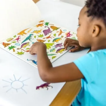 Melissa & Doug 500+ Sticker Book Dinosaurs Vehicles Space