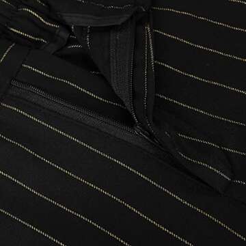 YYNUDA Women's Business Striped Suit Set 2 Piece Office Work Business Suits Blazer and Pant Black