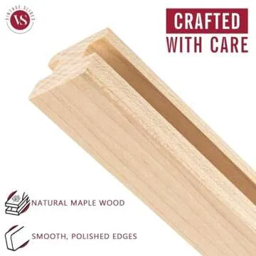 Vintage Wood Drawer Slide - Durable & Stylish 20-Inch Design