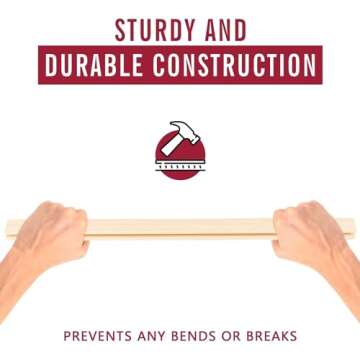 Vintage Wood Drawer Slide - Durable & Stylish 20-Inch Design