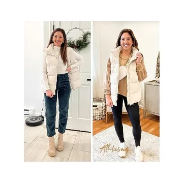 Chic Athlisan Womens Puffer Vest for Stylish Warmth