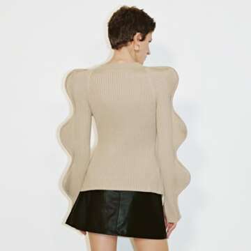 Stylish URBAN REVIVO Women's Long Sleeve Cardigan Sweater