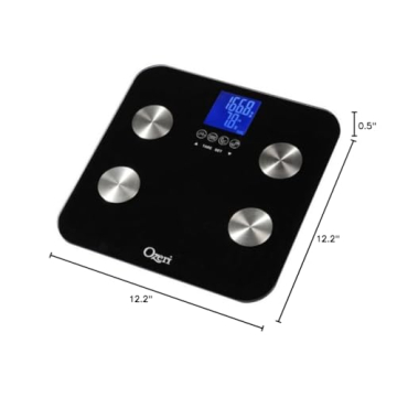 Ozeri Touch Body Weight Scale for Accurate Health Tracking