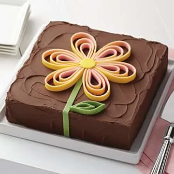 Wilton Aluminum 10x2 Inch Square Cake Pan, Made With Natural Anodized Aluminum, Made Without PFAS, Aluminum Pan Bakeware Optimal For Even Heating