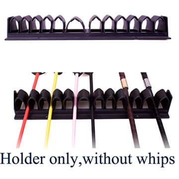 Gtainsoil Horse Whip Crop Holder Rack Wall mounted Bracket Hanger
