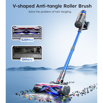 Powerful 580W Cordless Vacuum Cleaner with Smart Features