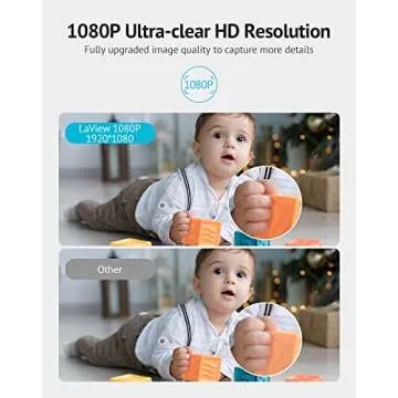 LaView Indoor Security Camera,1080P HD with Night Vision