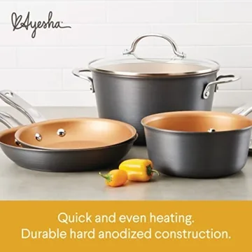 Ayesha Curry Nonstick Cookware Set - 9 Pieces