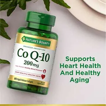 Nature's Bounty CoQ10 Softgels for Heart Health 200mg