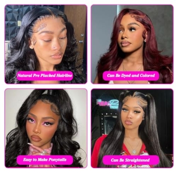 ANNELBEL 250 Density Body Wave HD Lace Front Wig for Women