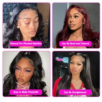 ANNELBEL 250 Density Body Wave HD Lace Front Wig for Women