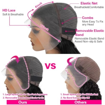 ANNELBEL 250 Density Body Wave HD Lace Front Wig for Women