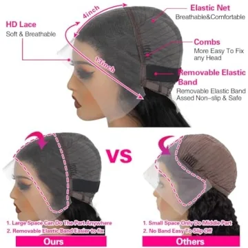 ANNELBEL 250 Density Body Wave HD Lace Front Wig for Women