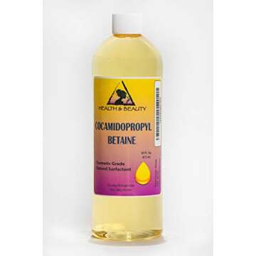 Cocamidopropyl Betaine Coco Betaine CAPB Natural Surfactant Liquid Premium Highest Purity 100% Pure 32 oz