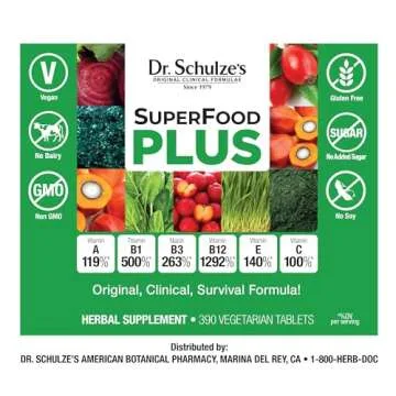 Dr. Schulze's SuperFood Plus for Energy & Nutrition